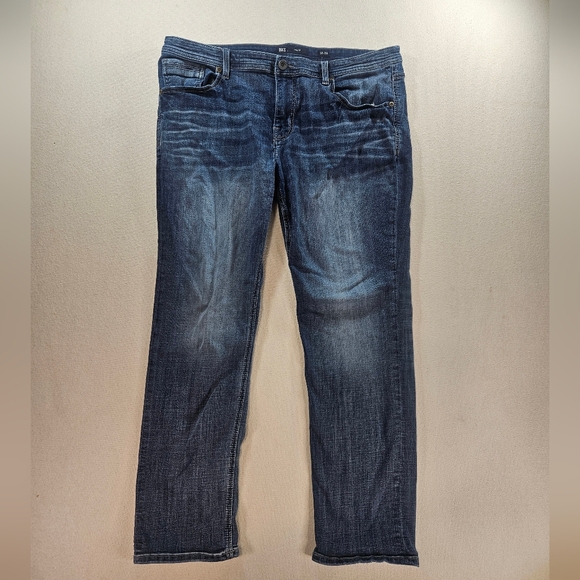 Title:BKE Nolan Jeans 38x32 Straight Dark Wash Stretch Denim - Picture 6 of 9